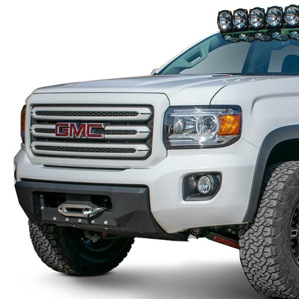 DV8 Offroad® - Stubby Front HD Black Powder Coated Bumper