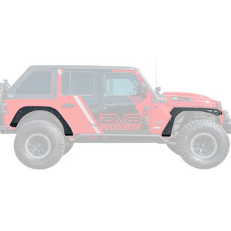 DV8 Offroad® - Black Powder Coat Fender Delete Kit