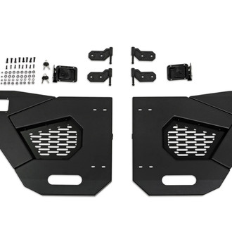 DV8 Offroad® - Spec Series Black Powder Coat Rear Half Doors
