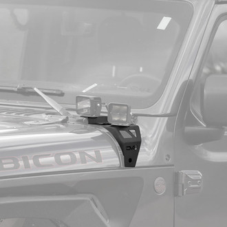 DV8 Offroad® - Hood Cowl Mounts for Two 3" LED Lights