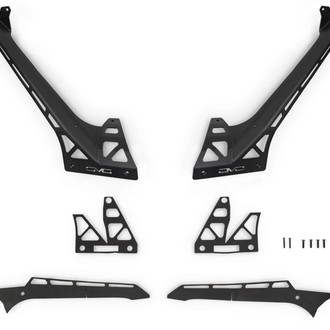 DV8 Offroad® - Windshield Frame and A-Pillar Mounts for 50" Single or Doble Row LED Light Bar