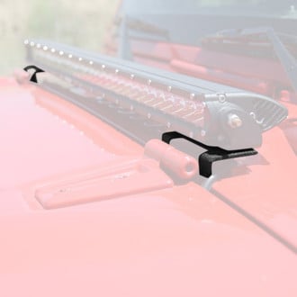 DV8 Offroad® - Hood Hinge Mounts for 30" LED Light Bar