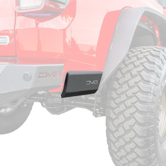 DV8 Offroad® - Boatside Style Black Powder Coat Rock Sliders