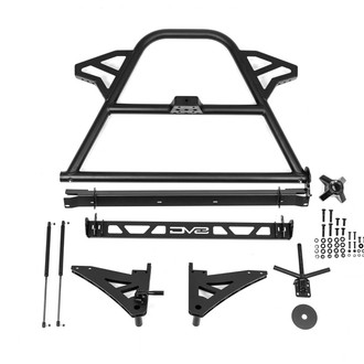 DV8 Offroad® - Adjustable Black Powder Coated Bed Mount Spare Tire Carrier