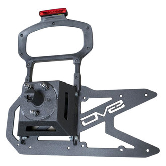 DV8 Offroad® - Tailgate Mounted Black Powder Coated Tire Carrier