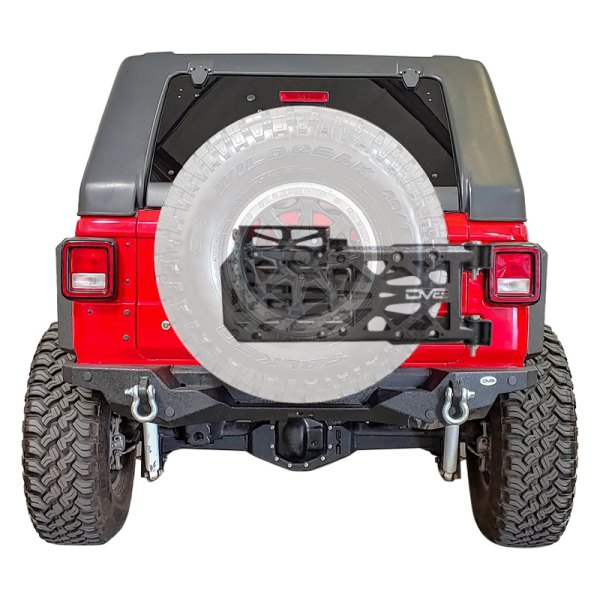 DV8 Offroad® - HD Easy Open Hinge Spare Tire Carrier