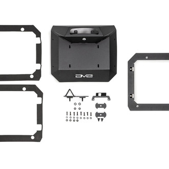 DV8 Offroad® - Black Powder Coated Spare Tire Delete Kit