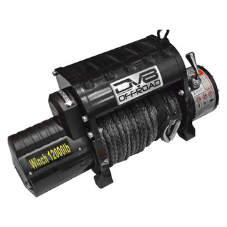 DV8 Offroad® - 12,000 lbs Electric Winch with Synthetic Line