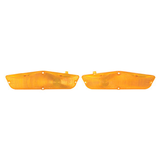 Dynacorn® - Driver and Passenger Side Replacement Turn Signal/Parking Light Lenses