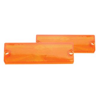 Dynacorn® - Driver and Passenger Side Replacement Turn Signal/Parking Light Lenses