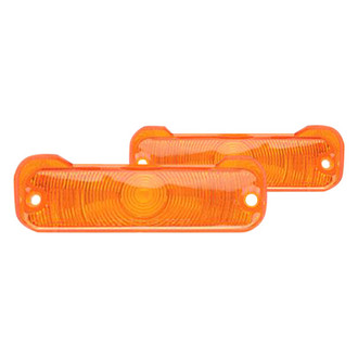 Dynacorn® - Driver and Passenger Side Replacement Turn Signal/Parking Light Lenses