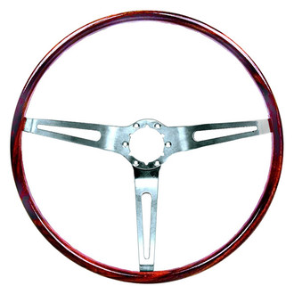 Dynacorn® - 3-Spoke Steering Wheel with Simulated Walnut Grip