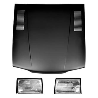 Dynacorn® - 3-Piece Kit (Driver and Passenger Side Headlights, Hood Panel)
