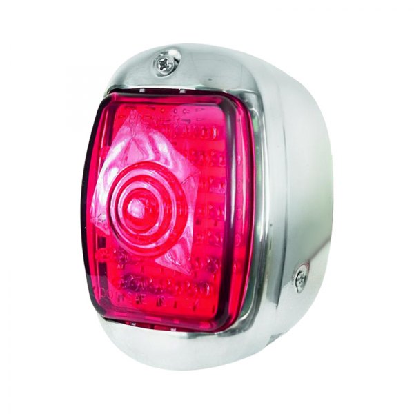 Dynacorn® - Driver Side Chrome/Red LED Tail Light