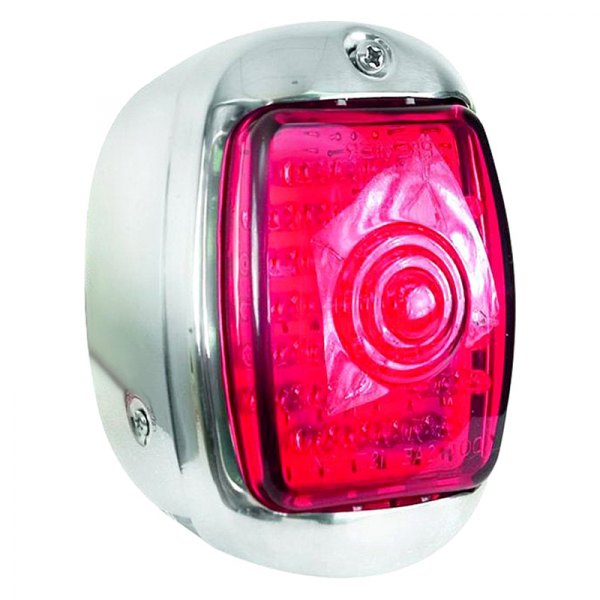 Dynacorn® - Passenger Side Chrome/Red LED Tail Light