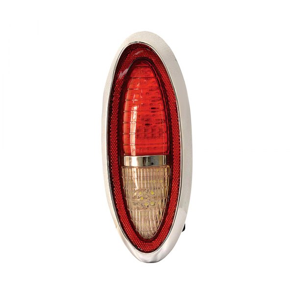 Dynacorn® - Chrome/Red LED Tail Light