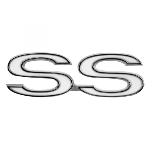Dynacorn® - "SS" Chrome Rear Fender/Trunk Lid Emblem