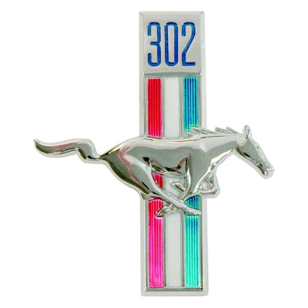 Dynacorn® - "Mustang 302 Running Horse" Passenger Side Fender Emblem
