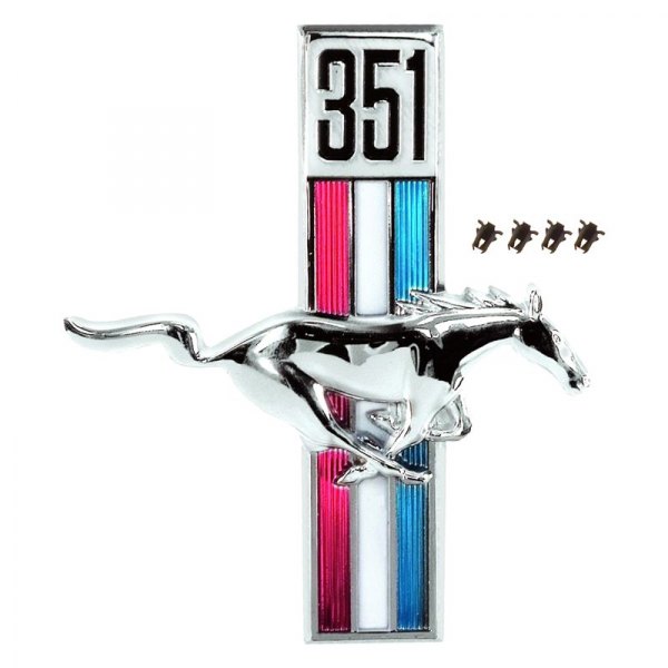 Dynacorn® - "Mustang 351 Running Horse" Passenger Side Fender Emblem