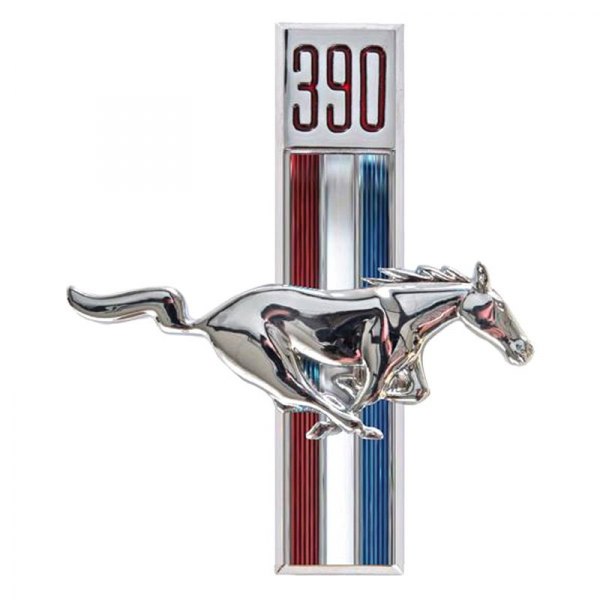 Dynacorn® - "Mustang 390 Running Horse" Passenger Side Fender Emblem