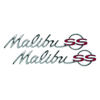 Dynacorn® - "Malibu SS" Quarter Panel Emblems