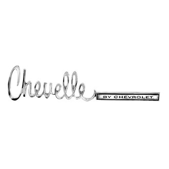 Dynacorn® - "Chevelle by Chevrolet" Rear Trunk Lid Emblem