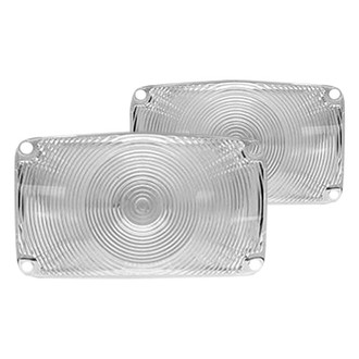 Dynacorn® - Driver and Passenger Side Replacement Turn Signal/Parking Light Lenses