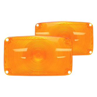 Dynacorn® - Driver and Passenger Side Replacement Turn Signal/Parking Light Lenses