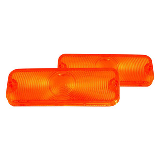 Dynacorn® - Driver and Passenger Side Replacement Turn Signal/Parking Light Lenses