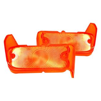 Dynacorn® - Driver and Passenger Side Replacement Turn Signal/Parking Light Lenses