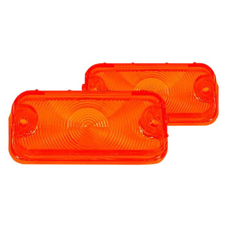 Dynacorn® - Driver and Passenger Side Replacement Turn Signal/Parking Light Lenses