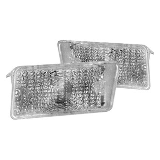 Dynacorn® - Driver and Passenger Side Replacement Turn Signal/Parking Light Lenses