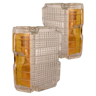 Dynacorn® - Driver and Passenger Side Replacement Turn Signal/Parking Light Lenses