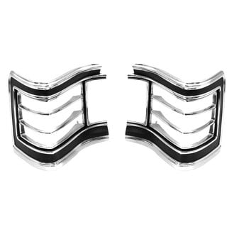 Dynacorn® - Chrome/Black Tail Light Bezels