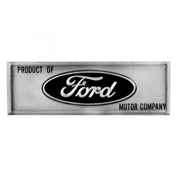 Dynacorn® - "Ford" Black Door Sill Plate Decal