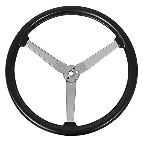 Dynacorn® - 3-Spoke Custom Sport Black Steering Wheel