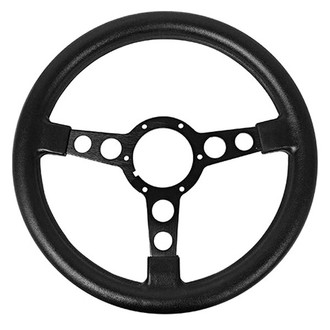 Dynacorn® - 3-Spoke Formula Black Steering Wheel