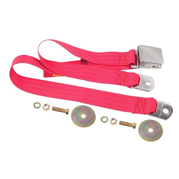 Dynacorn® - 60" Seat Belt with Lift Buckle Latch, Bright Red