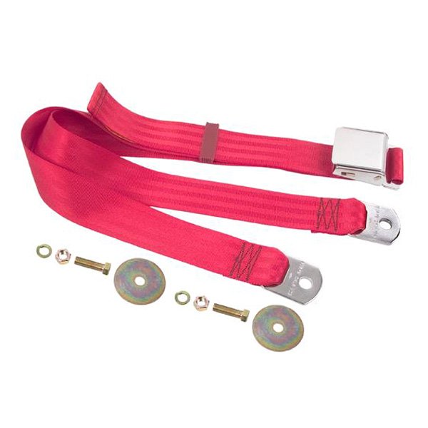 Dynacorn® - 74" Seat Belt with Lift Buckle Latch, Bright Red