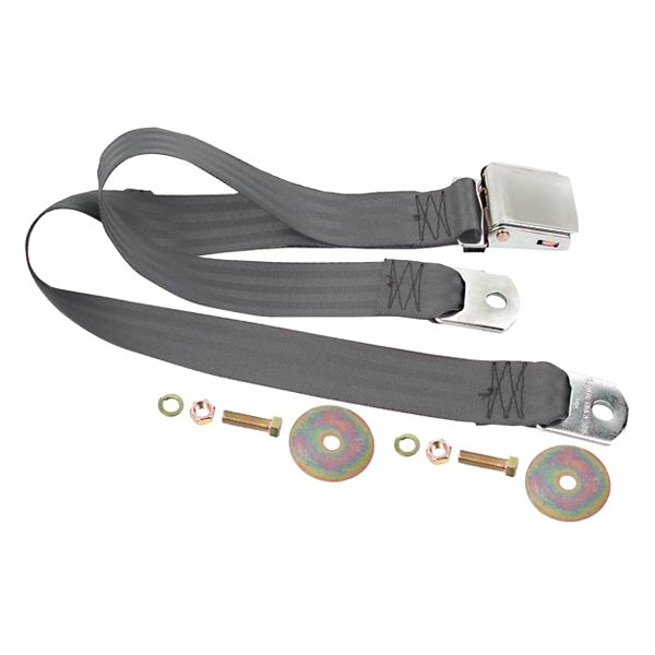 Dynacorn® - 60" Seat Belt with Lift Buckle Latch, Dark Gray