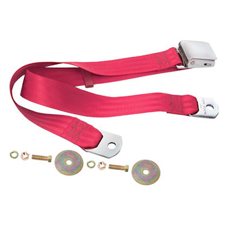 Dynacorn® - 60" Seat Belt with Lift Buckle Latch, Dark Red