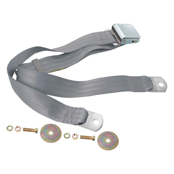 Dynacorn® - 60" Seat Belt with Lift Buckle Latch, Light Gray