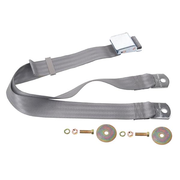 Dynacorn® - 74" Seat Belt with Lift Buckle Latch, Light Gray
