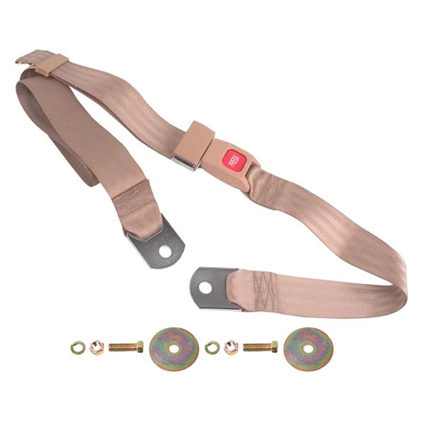 Dynacorn® - 60" Seat Belt with Push Button Latch, Tan