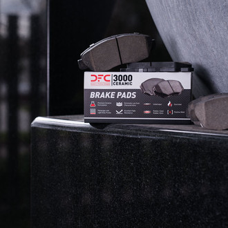 DFC® - Geospec Drilled and Slotted Brake Kit with 4000 HybriDynamic Brake Pads