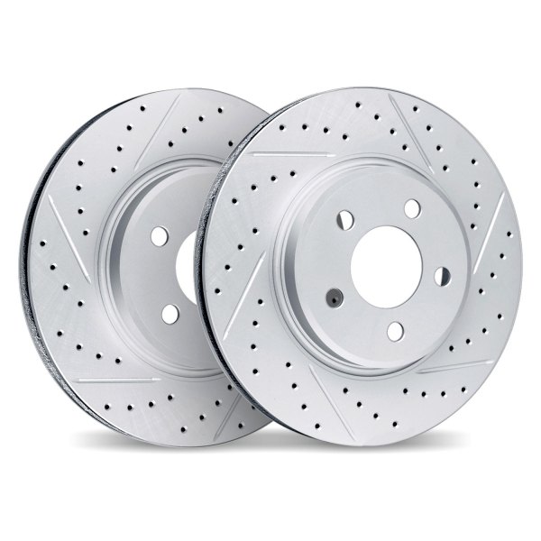 DFC® - Geoperformance Drilled and Slotted Front Drilled and Slotted Brake Rotors