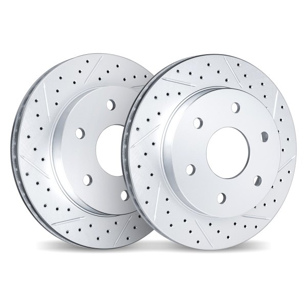 DFC® - Geoperformance Drilled and Slotted Front Drilled and Slotted Brake Rotors