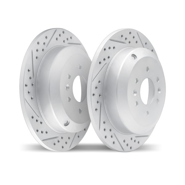 DFC® - Geoperformance Drilled and Slotted Rear Drilled and Slotted Brake Rotors