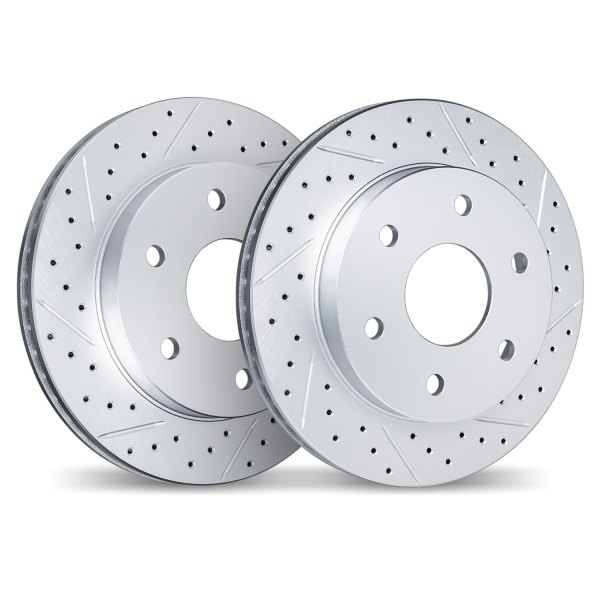 DFC® - Geoperformance Drilled and Slotted Front Drilled and Slotted Brake Rotors