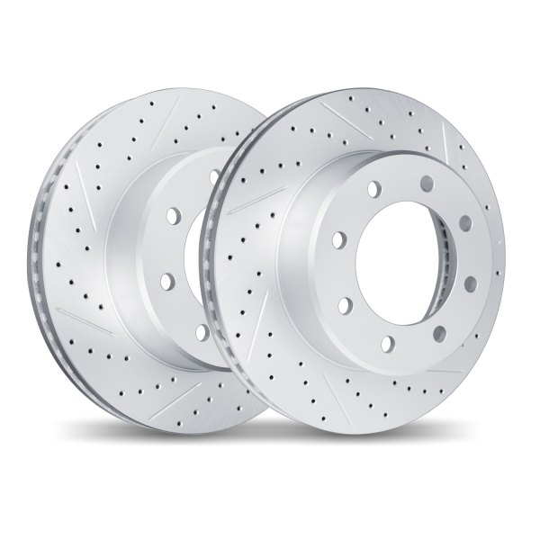 DFC® - Geoperformance Drilled and Slotted Front Drilled and Slotted Brake Rotors